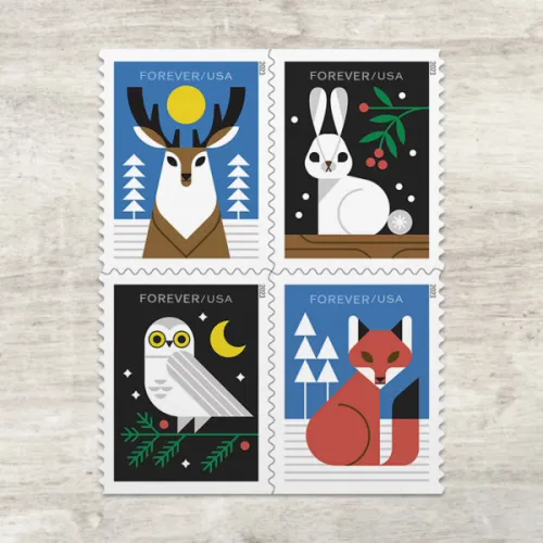 Winter Woodland Animals 2023