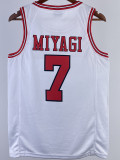 2023 SHOHOKU MIYAGI #7 White Top Quality Hot Pressing NBA Jersey