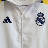 Mens Real Madrid All Weather Windrunner Jacket White 2024/25