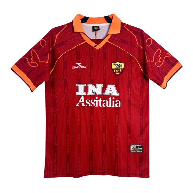 Mens Roma Retro Home Jersey 1999/2000