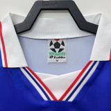 1998 Croatia Away Blue Retro Soccer Jersey