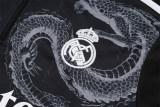 Mens Real Madrid Training Suit Black Dragon 2024/25