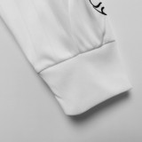 2006-2007Real Madrid  Home Long Sleeve Retro Soccer Jersey