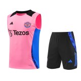 Mens Manchester United Singlet Suit Pink 2024/25