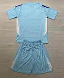 24-25 Germany Blue GoalKeeper Kids Soccer Jersey