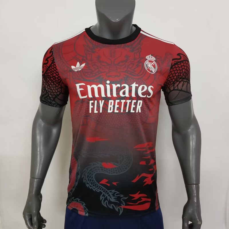 Mens Real Madrid Special Edition Red Dragon Jersey 2024/25