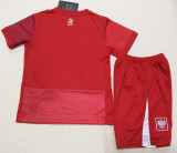 24-25 Poland Away Kids Soccer Jersey