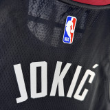 23-24 Nuggets JOKIC #15 Black City Edition Top Quality Hot Pressing NBA Jersey