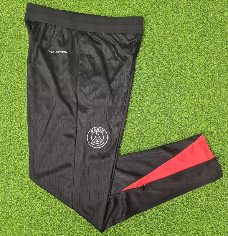 24-25 PSG Black Training Long Pants (Have Pocket)