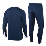 2024 NK Royal Blue Half Pull Tracksuit