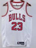22-23 BULLS JORDAN #23 White Top Quality Hot Pressing NBA Jersey