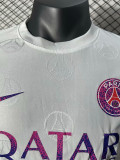 24-25 PSG White Casual style Player Version Training shirts