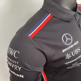 2023 F1 Mercedes Black Polo Racing Suit