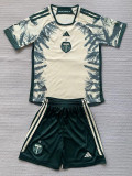24-25 Portland Timbers Away Kids Soccer Jersey