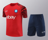 24-25 Napoli Red Training Short Suit