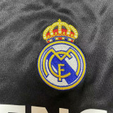 2004-2005  Real Madrid Away Black Long Sleeve Retro Soccer Jersey