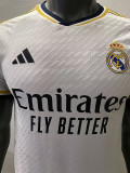 23-24 Real Madrid   Home Player Version Soccer Jersey