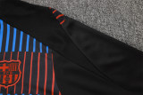 Mens Barcelona Training Suit Black Vertical Stripes 2024/25