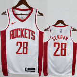 22-23 ROCKETS SENGUN #28 White City Edition Home Top Quality Hot Pressing NBA Jersey