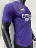 23-24  Real Madrid Y-3 Purple Player Version Soccer Jersey