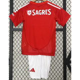 24-25 Benfica Home Kids Soccer Jersey
