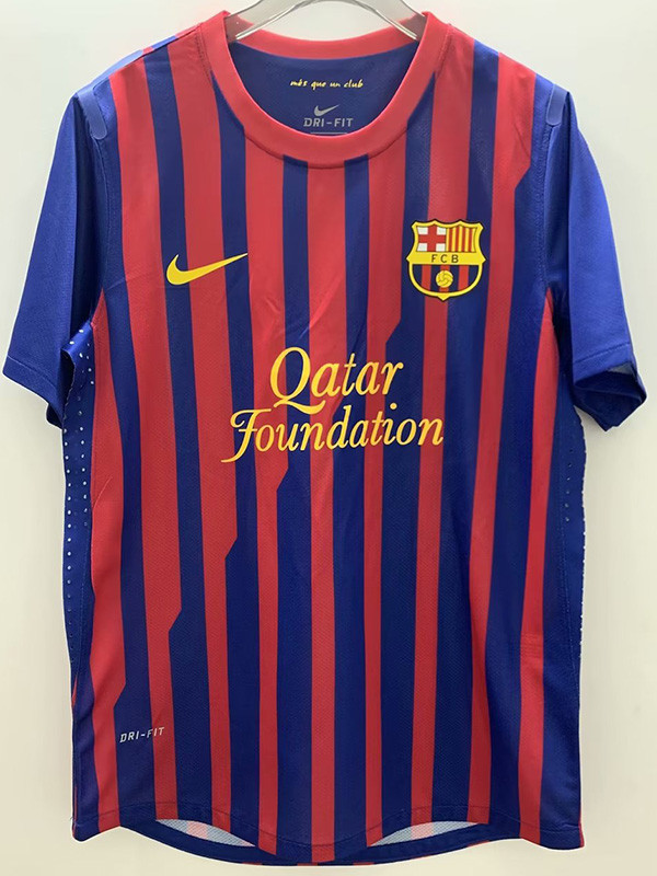 2011-2012 Mens Barcelona  Home Retro Soccer Jersey