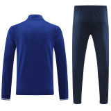 2024 JOM Fancy Blue Half Pull Tracksuit