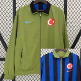 24-25 Turkey Green & Blue Double Sided Windbreaker
