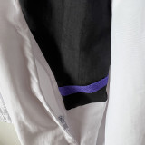 23-24  Real Madrid   White Black Windbreaker