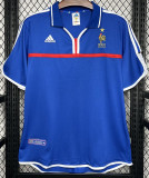 2000-2001 France Home Retro Soccer Jersey