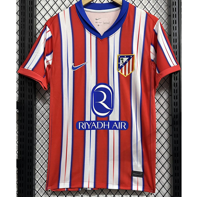 24-25  Atletico Madrid Home Fans Soccer Jersey