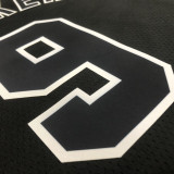 22-23 SA Spurs PARKER #9 Black Top Quality Hot Pressing NBA Jersey (Retro Logo)