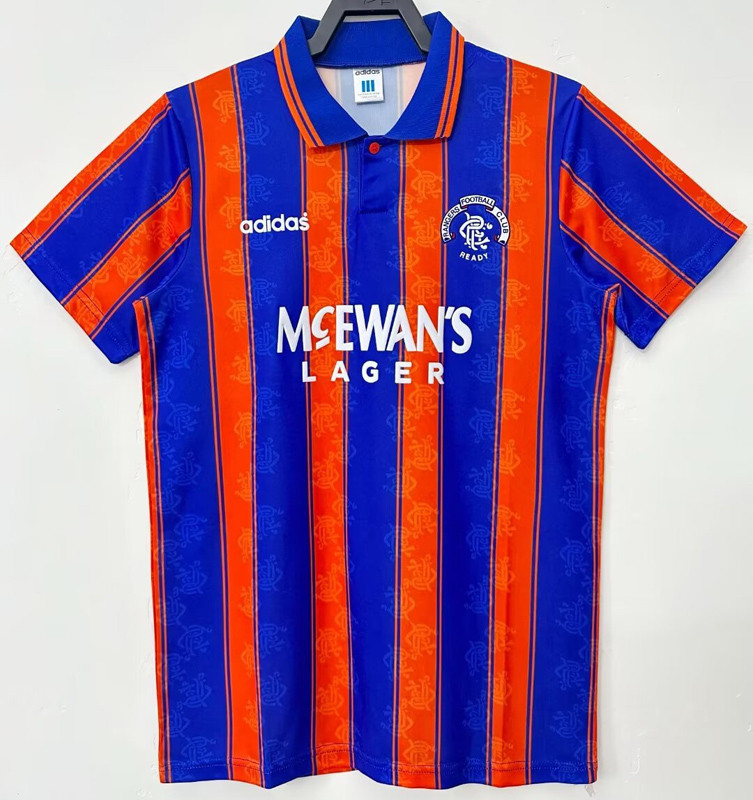 1993-1994 Rangers Away Retro Soccer Jersey