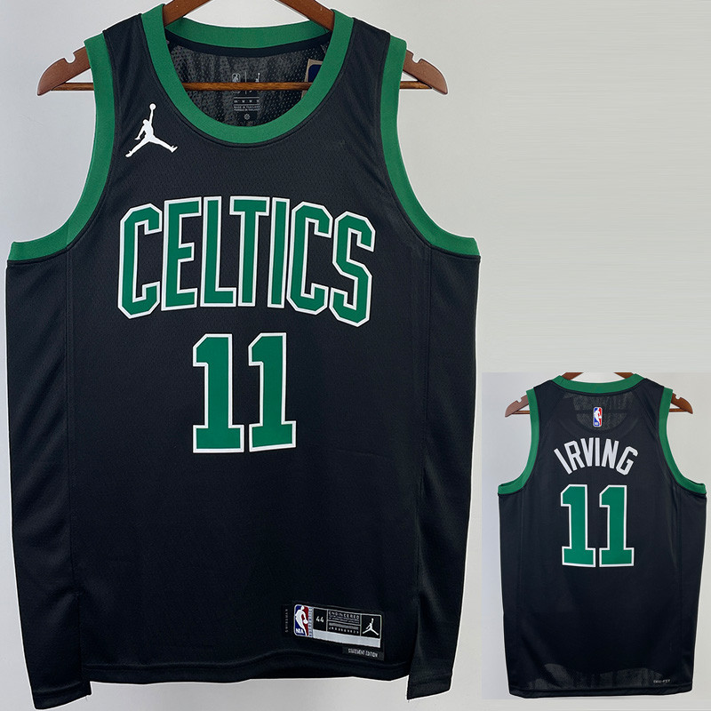 22-23 CELTICS IRVING #11 Black Top Quality Hot Pressing NBA Jersey (Trapeze Edition)