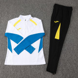 2024 JOM White Half Pull Tracksuit (半拉链)