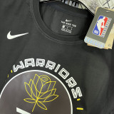 T177 Warriors CURRY #30 Black High Quality Casual T-Shirt