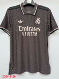 24-25  Real Madrid  Third Player Version Soccer Jersey