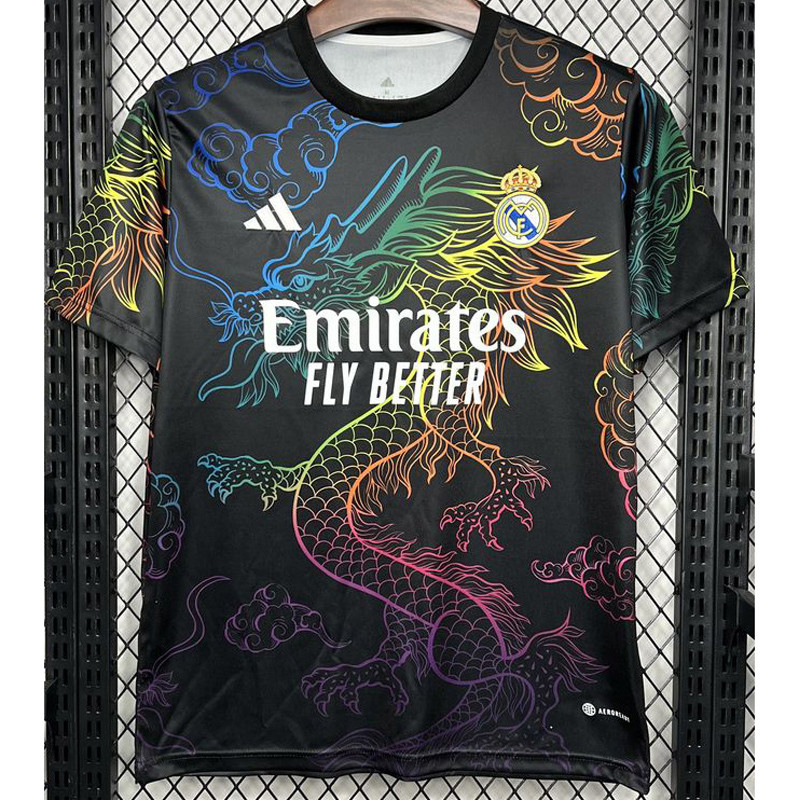 24-25  Real Madrid  Black Special Edition Fans Training Shirts