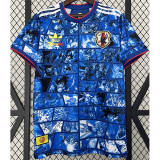 24-25 Japan Anime Edition Blue Fans Soccer Jersey