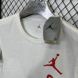 T179 Jordan White High Quality Casual T-Shirt