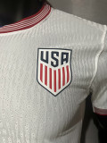 24-25 USA Home Player Version Soccer Jersey