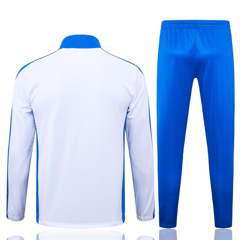 Mens Brazil Jacket + Pants Training Suit White 2024