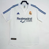 2001-2002 Real Madrid   Home Retro Soccer Jersey