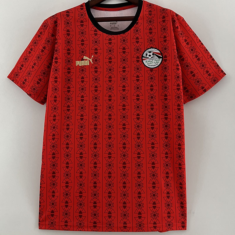 23-24 Egypt Red Fans Soccer Jersey