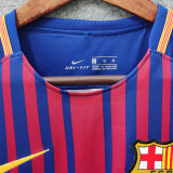 2017-2018 Mens Barcelona  Home Retro Soccer Jersey