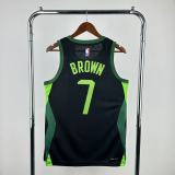 Mens Boston Celtics Nike Black 2024/25 Swingman Jersey - City Edition