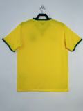 Mens Brazil Retro Home Jersey 2014