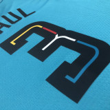 SUNS Paul #3 Blue Top Quality Hot Pressing NBA Jersey