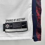 2024 Olympic Game USA DURANT # 7 White Basketball Jersey