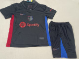 24-25  Barcelona  Away Kids Soccer Jersey